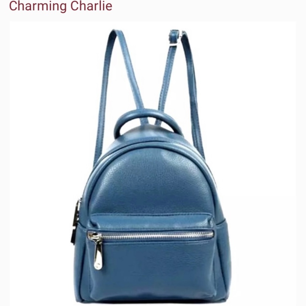 Charming Charlie Blue Mini bag pack